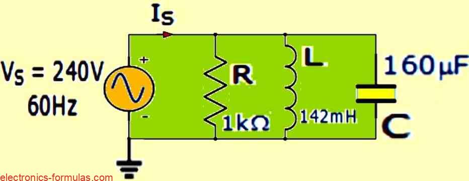 Solving a Parallel RLC Circuit Problem (Calculating Parallel RLC Circuit Impedance)
