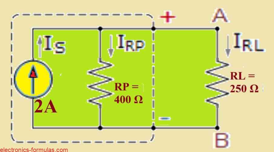 Determine the voltage drop across the load resistor