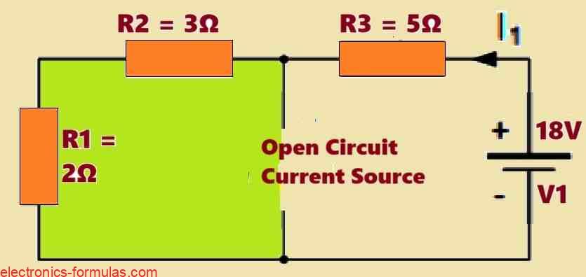 shorting off voltage sources and opening circuit current sources