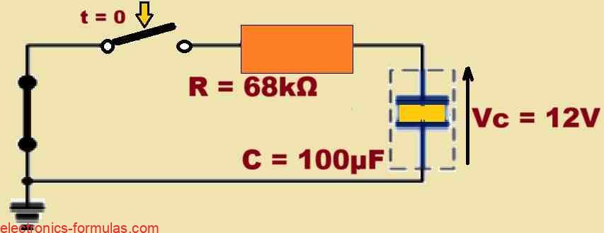 RC Discharging Circuit Problem