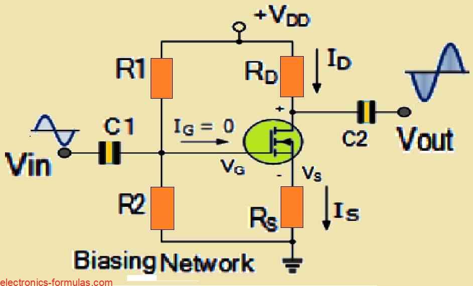 Enhancement-mode N-Channel Amplifier Circuit