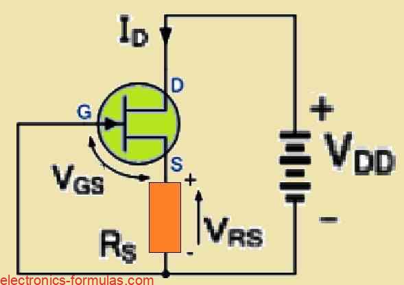 JFET as a constant current source