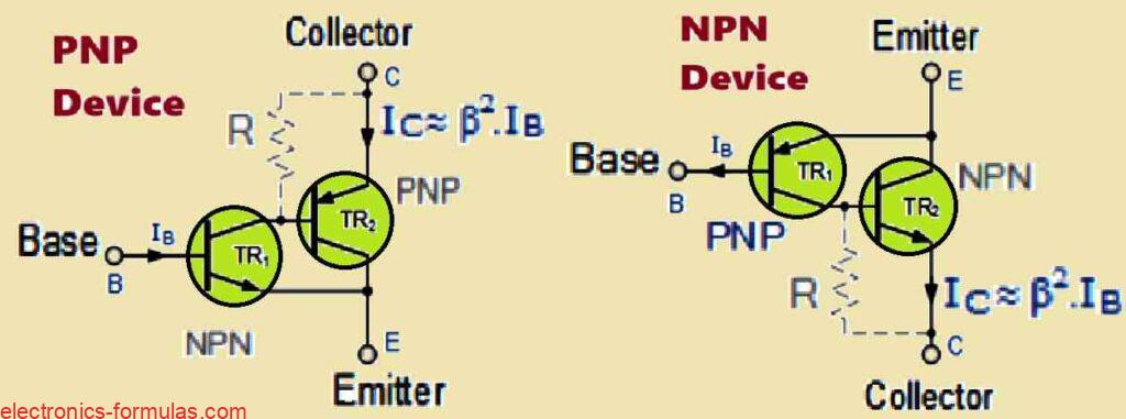 Sziklai Darlington Transistor Configuration